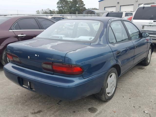 1Y1SK5366PZ060561 - 1993 GEO PRIZM BASE BLUE photo 4