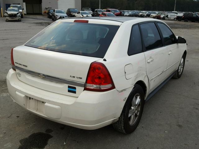 1G1ZT628X5F321058 - 2005 CHEVROLET MALIBU MAX 白色 照片 4