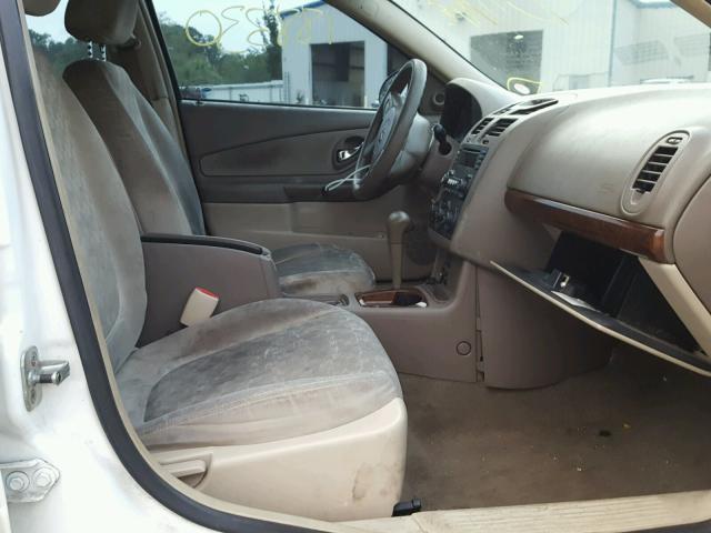 1G1ZT628X5F321058 - 2005 CHEVROLET MALIBU MAX 白色 照片 5