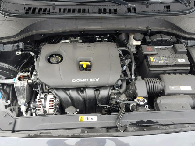 KM8K22AA0JU072067 - 2018 HYUNDAI KONA SEL CHARCOAL photo 7