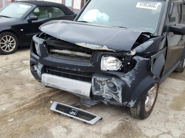 5J6YH18645L007169 - 2005 HONDA ELEMENT EX BLACK photo 9