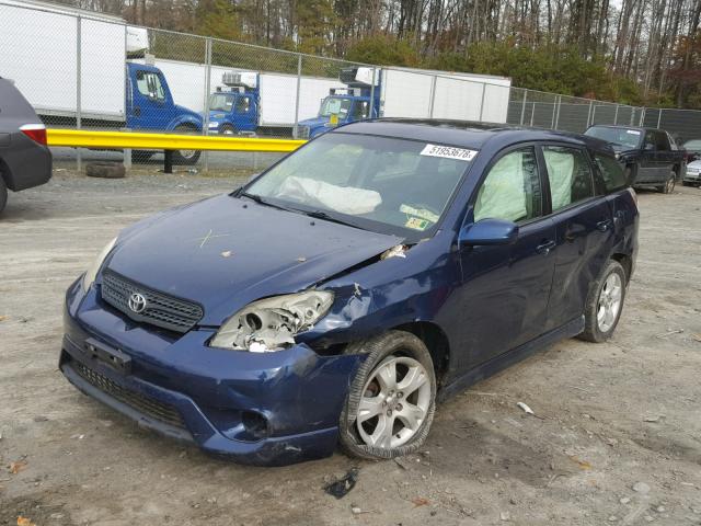 2T1KR30E85C441822 - 2005 TOYOTA COROLLA MA BLUE photo 2