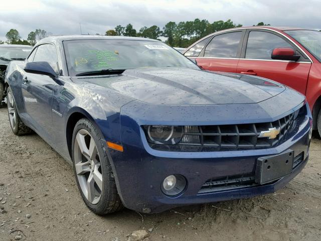 2G1FB1ED2B9147640 - 2011 CHEVROLET CAMARO LT BLUE photo 1