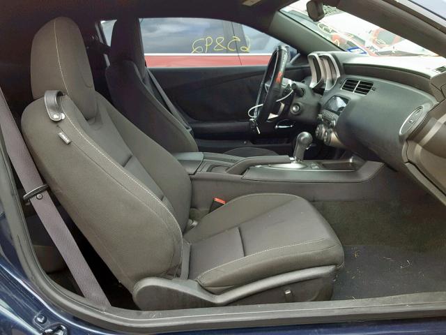 2G1FB1ED2B9147640 - 2011 CHEVROLET CAMARO LT BLUE photo 5