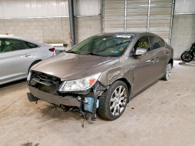 1G4GE5GD2BF295250 - 2011 BUICK LACROSSE C GRAY photo 2