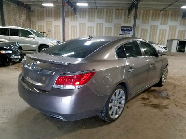 1G4GE5GD2BF295250 - 2011 BUICK LACROSSE C GRAY photo 4