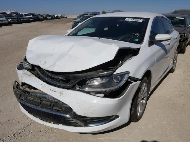 1C3CCCAB9GN110603 - 2016 CHRYSLER 200 LIMITE WHITE photo 2