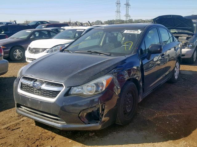 JF1GJAA62DH004276 - 2013 SUBARU IMPREZA GRAY photo 2