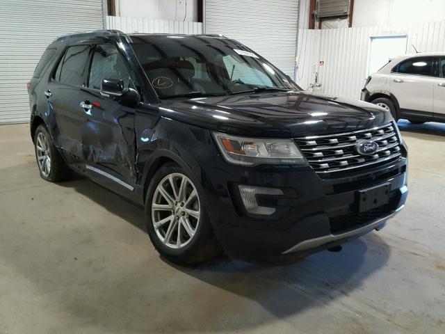 1FM5K7F82GGC24647 - 2016 FORD EXPLORER L BLACK photo 1