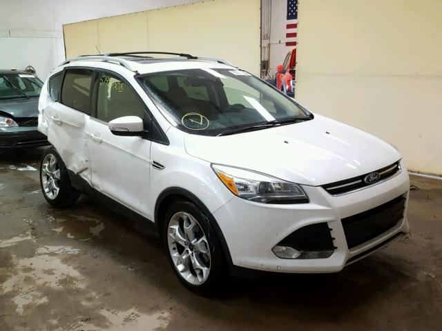 1FMCU9J92EUE52272 - 2014 FORD ESCAPE TIT WHITE photo 1