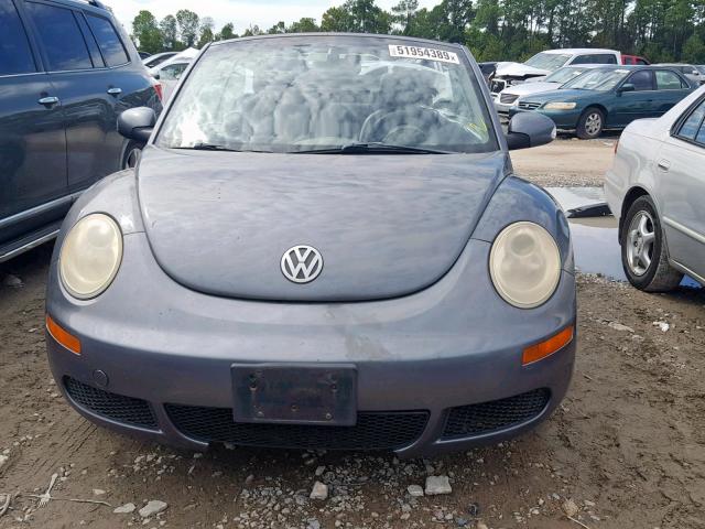 3VWRF31Y16M300368 - 2006 VOLKSWAGEN NEW BEETLE 灰色 照片 9