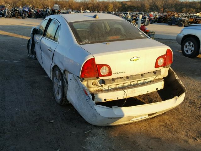 1G1ZC5E02CF184307 - 2012 CHEVROLET MALIBU 1LT WHITE photo 3