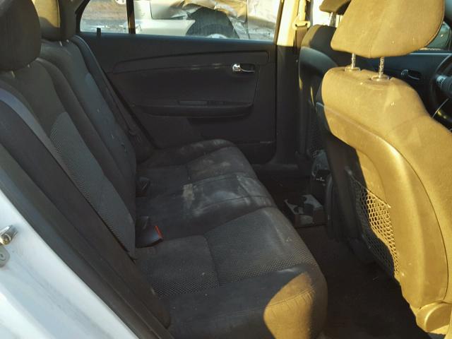 1G1ZC5E02CF184307 - 2012 CHEVROLET MALIBU 1LT WHITE photo 6