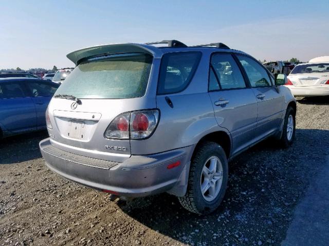 JTJGF10U230157407 - 2003 LEXUS RX 300 BLUE photo 4