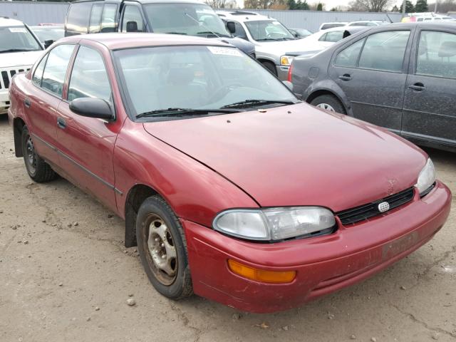 1Y1SK536XPZ027272 - 1993 GEO PRIZM BASE წითელი ფოტო 1