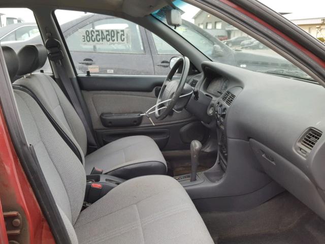 1Y1SK536XPZ027272 - 1993 GEO PRIZM BASE წითელი ფოტო 5