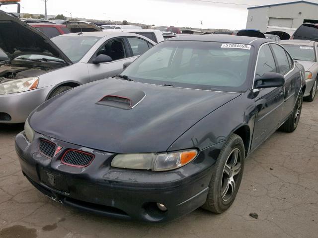1G2WK52J11F163539 - 2001 PONTIAC GRAND PRIX BLACK photo 2