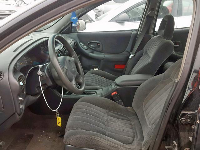 1G2WK52J11F163539 - 2001 PONTIAC GRAND PRIX BLACK photo 5