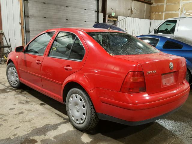 3VWRA29M3YM044277 - 2000 VOLKSWAGEN JETTA GL RED photo 3