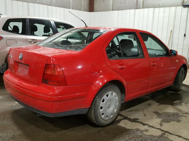 3VWRA29M3YM044277 - 2000 VOLKSWAGEN JETTA GL RED photo 4