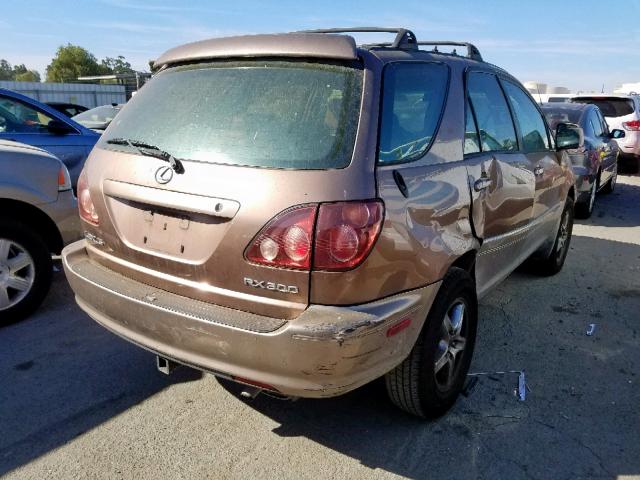 JT6GF10U8X0037370 - 1999 LEXUS RX 300 BROWN photo 4