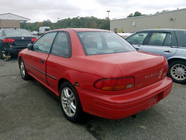 JF1GM425XVH401198 - 1997 SUBARU IMPREZA BR RED photo 3