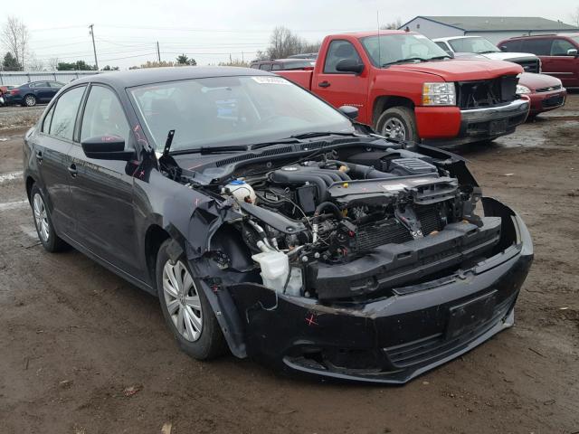3VW1K7AJXEM422003 - 2014 VOLKSWAGEN JETTA BASE BLACK photo 1