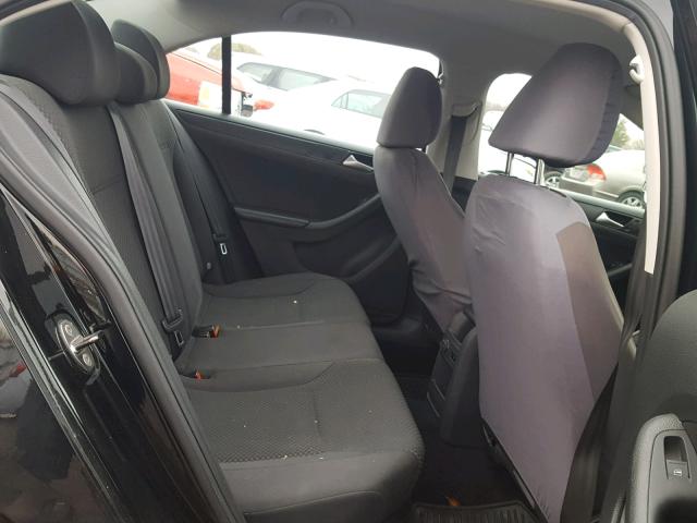 3VW1K7AJXEM422003 - 2014 VOLKSWAGEN JETTA BASE BLACK photo 6