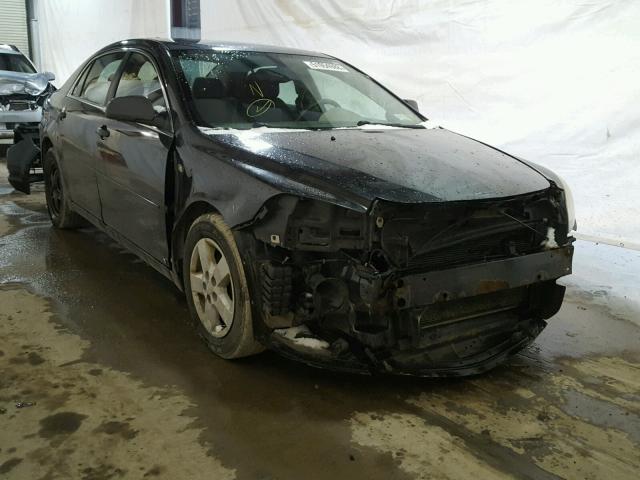 1G1ZG57B084254506 - 2008 CHEVROLET MALIBU LS შავი ფოტო 1
