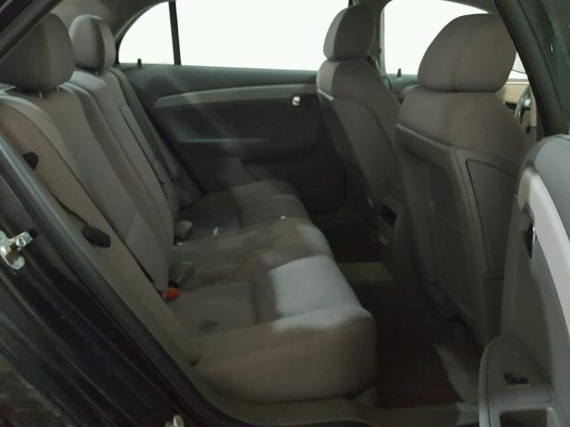 1G1ZG57B084254506 - 2008 CHEVROLET MALIBU LS შავი ფოტო 6