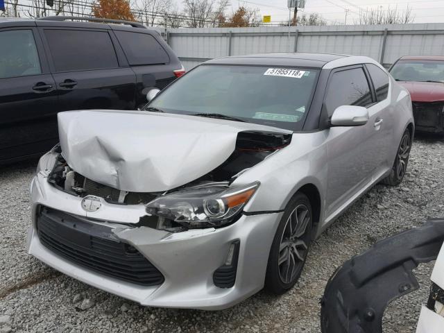 JTKJF5C78E3069865 - 2014 TOYOTA SCION TC 银色 照片 2