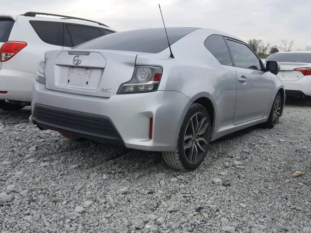 JTKJF5C78E3069865 - 2014 TOYOTA SCION TC 银色 照片 4