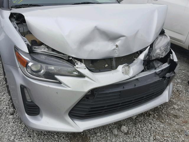 JTKJF5C78E3069865 - 2014 TOYOTA SCION TC 银色 照片 9