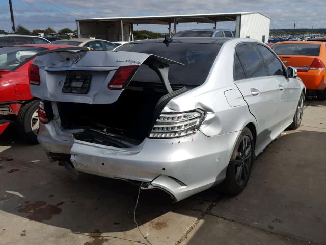 WDDHF0EB5GB174856 - 2016 MERCEDES-BENZ E 250 BLUE SILVER photo 4