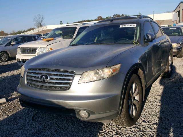 JNRAS08U74X105976 - 2004 INFINITI FX35 GRAY photo 2