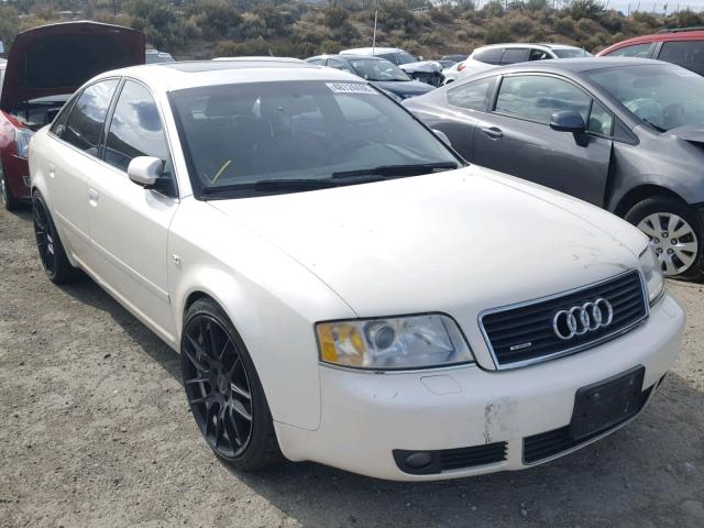 WAULD64B62N131517 - 2002 AUDI A6 2.7T QU WHITE photo 1