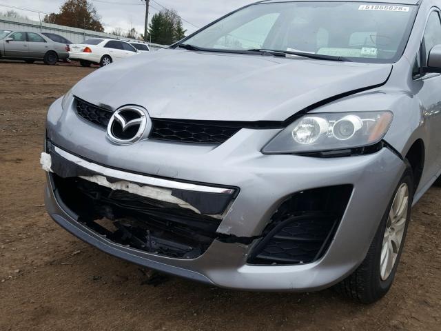 JM3ER2WM7A0329157 - 2010 MAZDA CX-7 SILVER photo 9