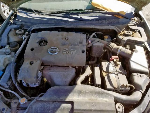 1N4AL11D65C282238 - 2005 NISSAN ALTIMA S GREEN photo 7