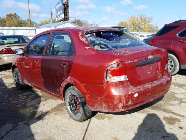 KL1TD52645B286518 - 2005 CHEVROLET AVEO BASE Qırmızı foto 3