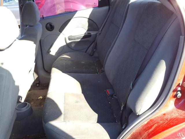 KL1TD52645B286518 - 2005 CHEVROLET AVEO BASE Qırmızı foto 6