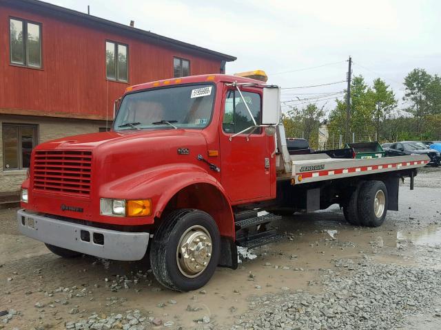 1HTSCABM1VH463492 - 1997 INTERNATIONAL 4000 4700 RED photo 2