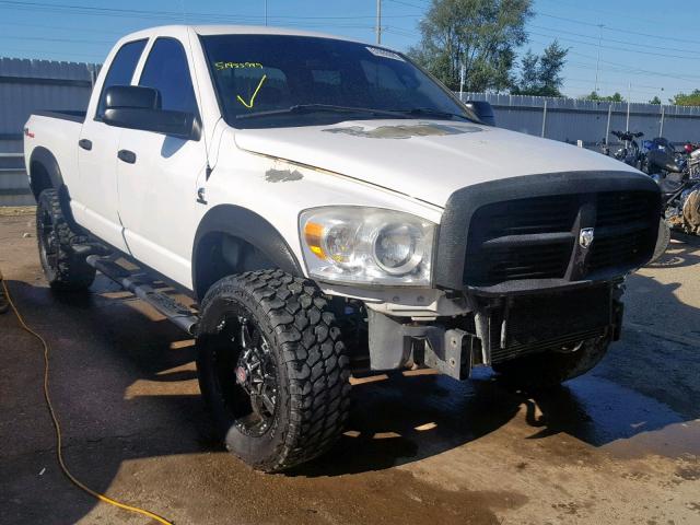 3D7KS28L39G526649 - 2009 DODGE RAM 2500 WHITE photo 1