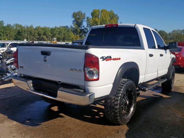 3D7KS28L39G526649 - 2009 DODGE RAM 2500 WHITE photo 4