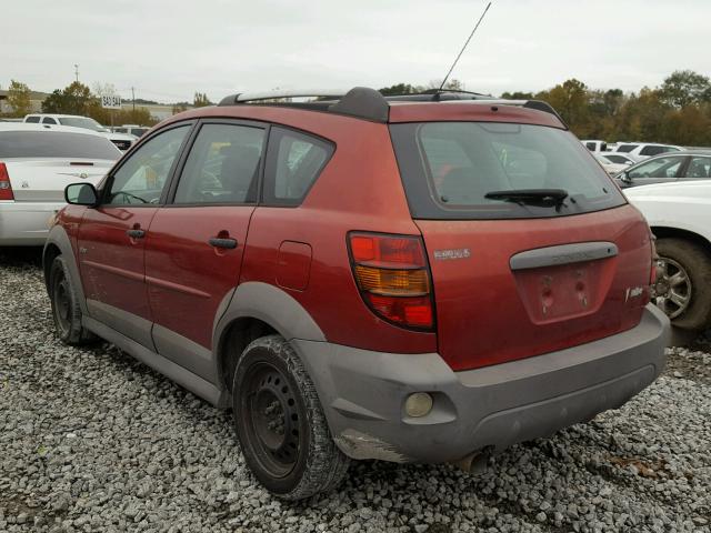 5Y2SL65836Z402813 - 2006 PONTIAC VIBE RED photo 3