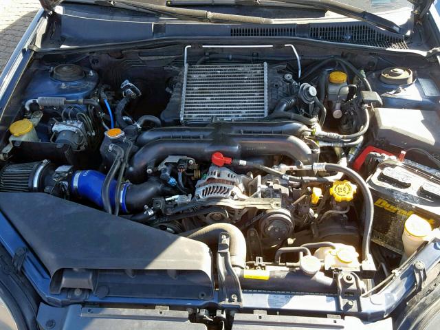 4S3BL676854205563 - 2005 SUBARU LEGACY GT BLUE photo 7