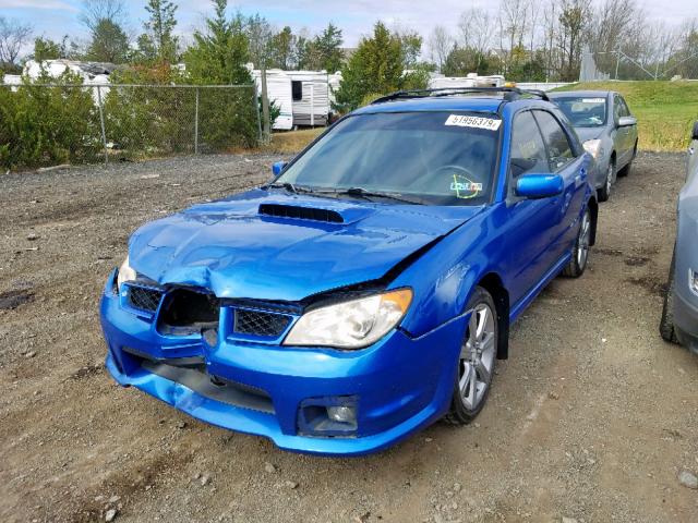 JF1GG74697G817024 - 2007 SUBARU IMPREZA WR BLUE photo 2