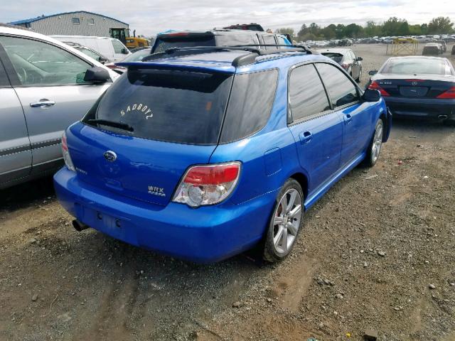 JF1GG74697G817024 - 2007 SUBARU IMPREZA WR BLUE photo 4