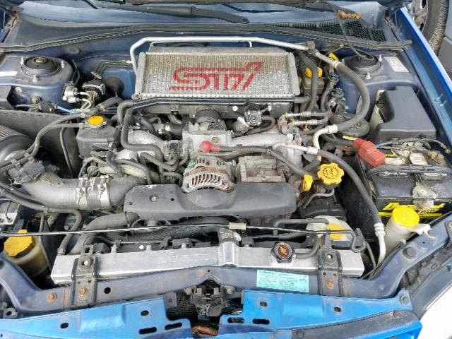 JF1GG74697G817024 - 2007 SUBARU IMPREZA WR BLUE photo 7