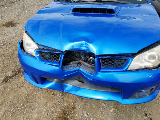 JF1GG74697G817024 - 2007 SUBARU IMPREZA WR BLUE photo 9