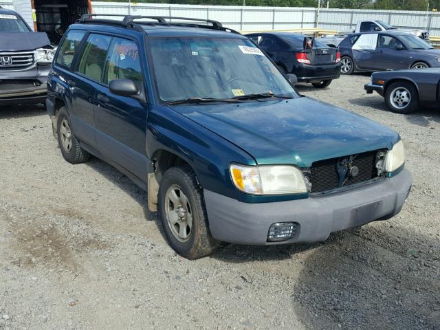 JF1SF63511H743129 - 2001 SUBARU FORESTER L GREEN photo 1